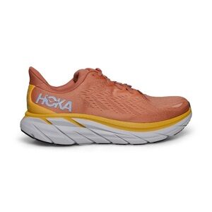 Hoka one one Women's Clifton 8 sun baked/shell coral Orange Running Shoes
